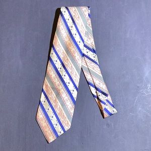 Lanvin Tie | 4” Wide | 1970s | Silk | New York - Paris